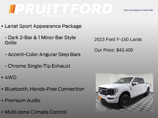 Used 2023 Ford F150 Lariat w/ Equipment Group 502A High AWD/4WD image 19