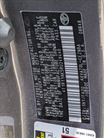Used 2024 Toyota Camry LE w/ Convenience Package FWD image 17