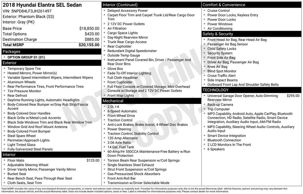 Used 2018 Hyundai Elantra SEL image 32