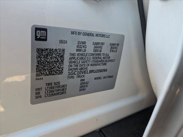 New 2024 Chevrolet Silverado EV W/T image 17