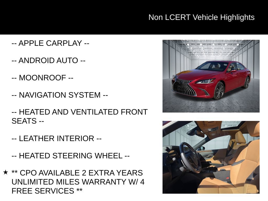 Used 2023 Lexus ES 350 w/ Premium Package FWD image 27