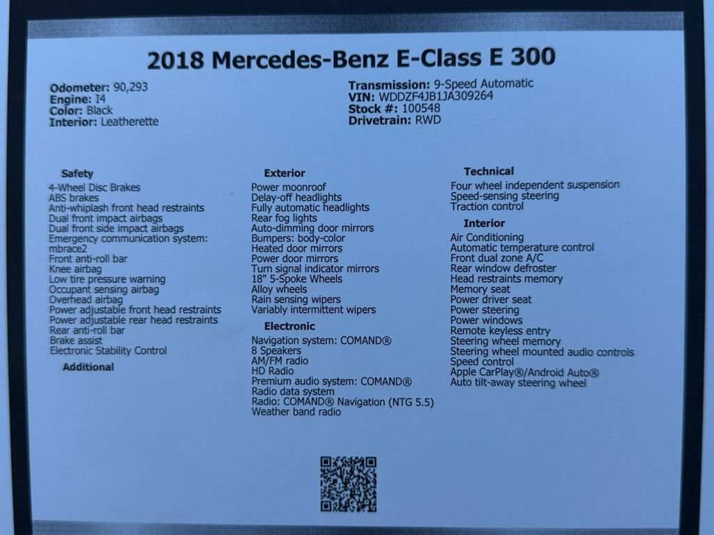 Used 2018 Mercedes-Benz E 300 image 49