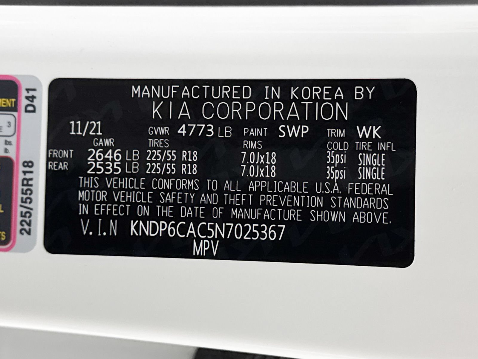 Certified 2022 Kia Sportage Nightfall Edition w/ Nighfall AWD Premium Package image 39
