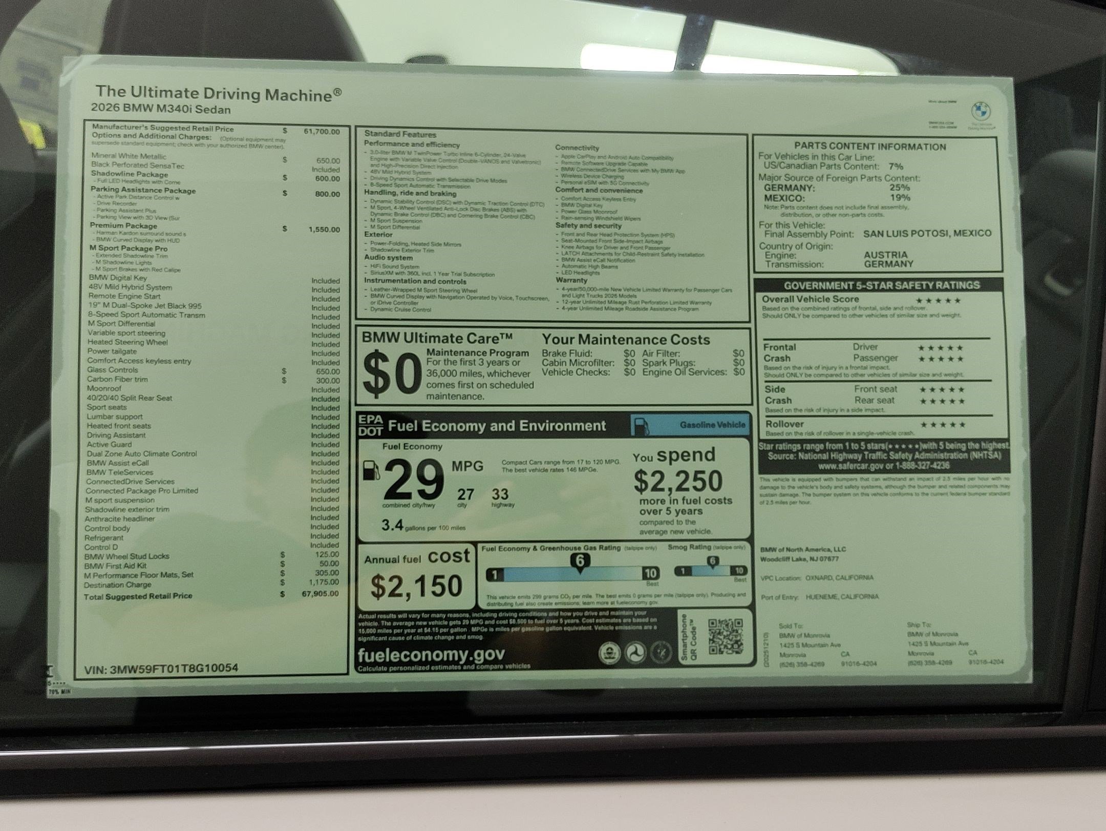 New 2026 BMW M340i w/ Premium Package image 31