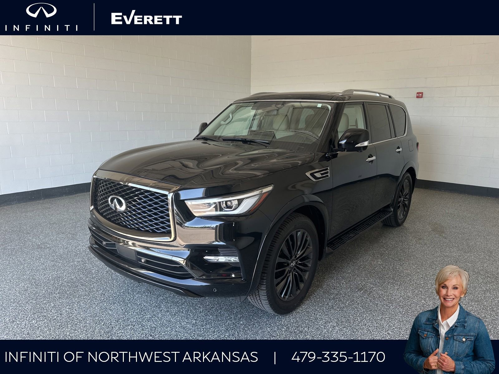 Certified 2023 INFINITI QX80 Premium Select w/ Cargo Package RWD image 1