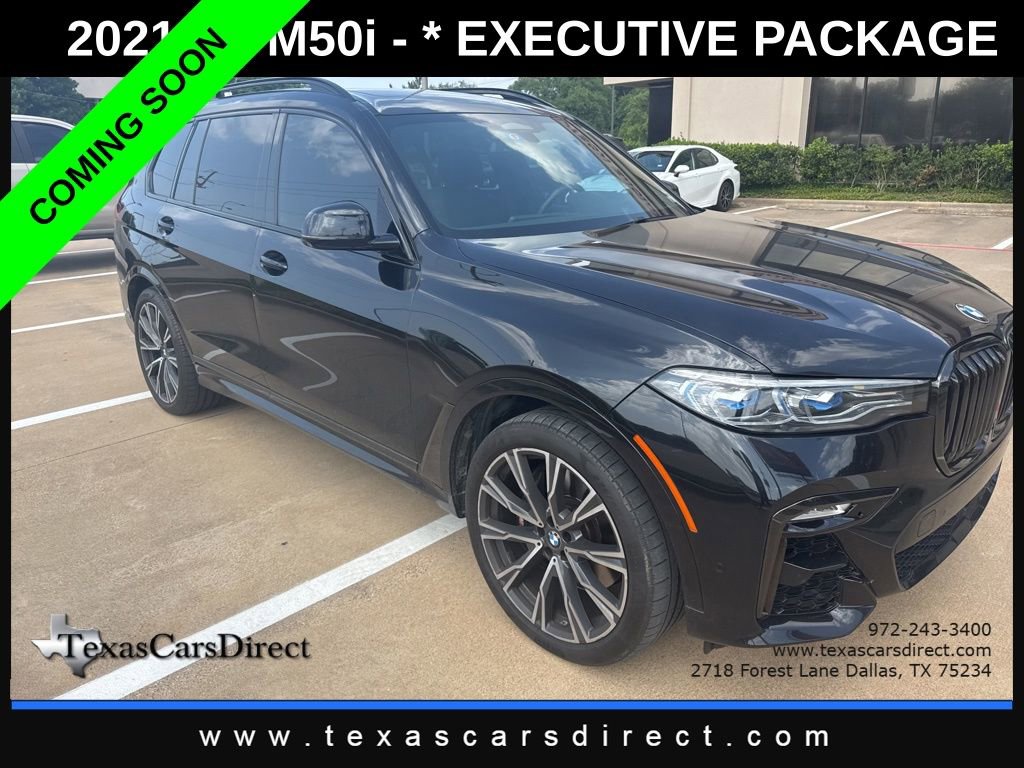 Used 2021 BMW X7 M50i w/ Dynamic Handling Package AWD/4WD image 5