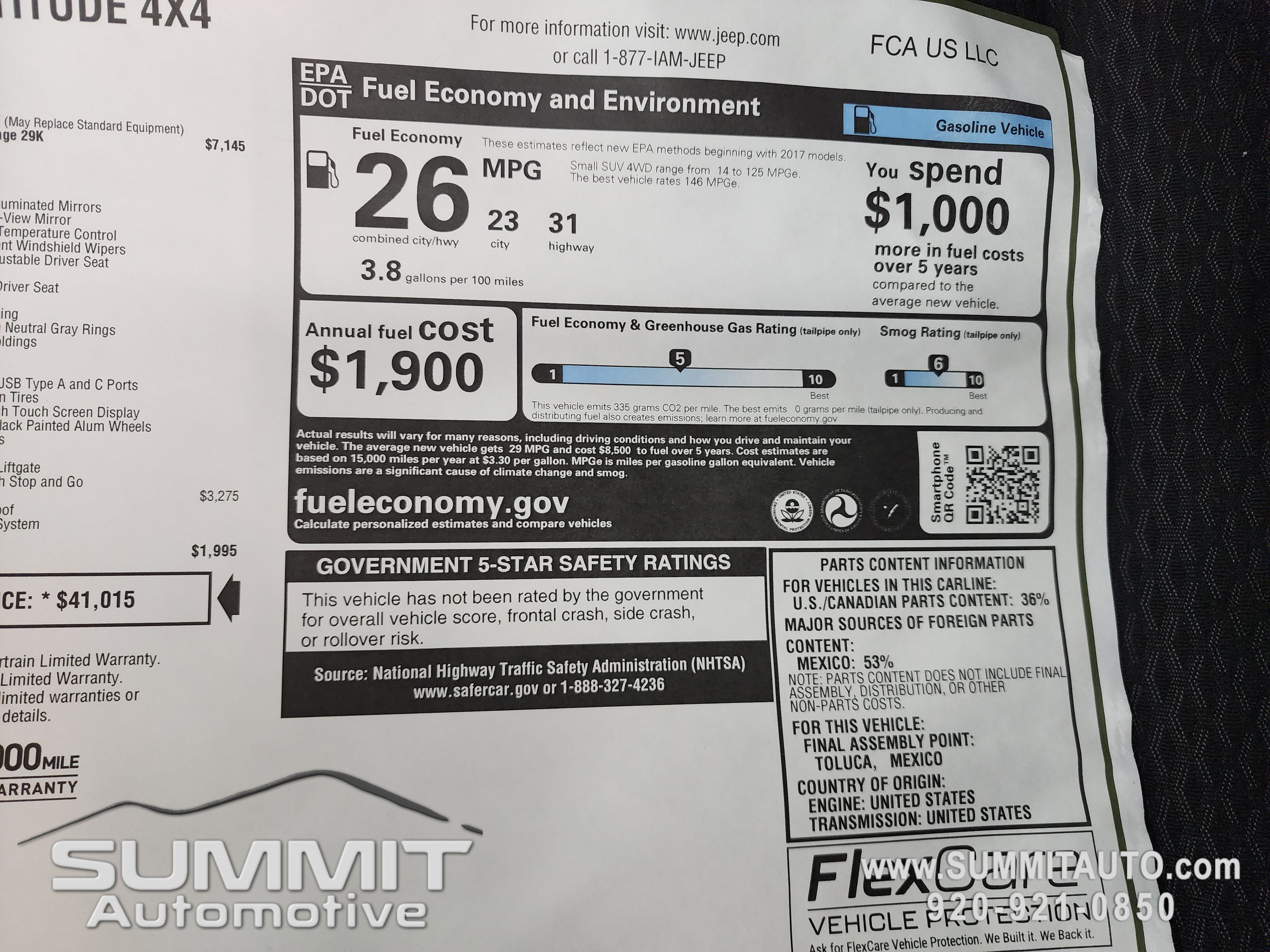 New 2026 Jeep Compass Latitude w/ Quick Order Package 29K image 40
