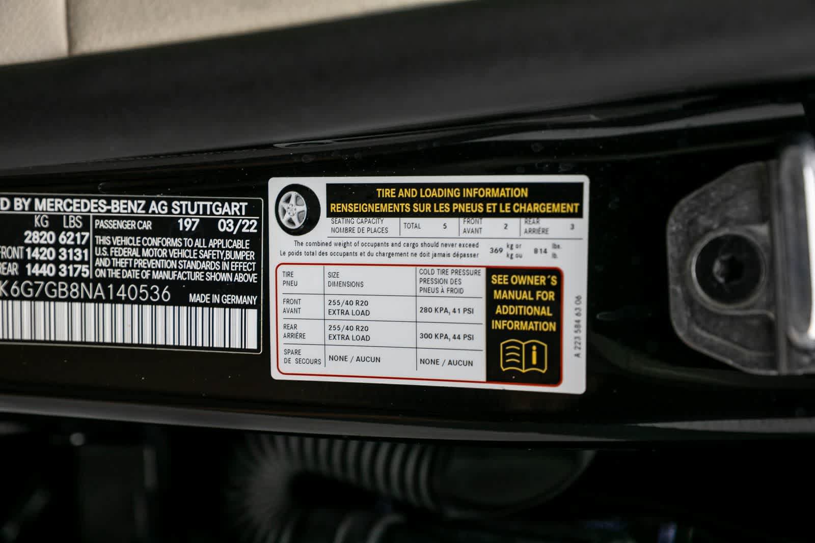 Used 2022 Mercedes-Benz S 580 4MATIC Sedan w/ Rear Seat Package image 25