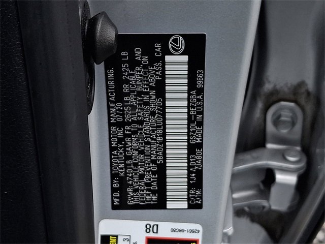 Used 2020 Lexus ES 350 350 image 29