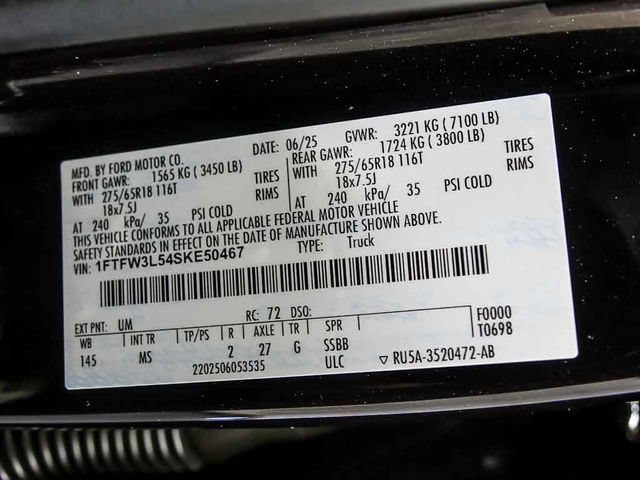 Used 2025 Ford F150 XLT w/ Equipment Group 301A Standard AWD/4WD image 30