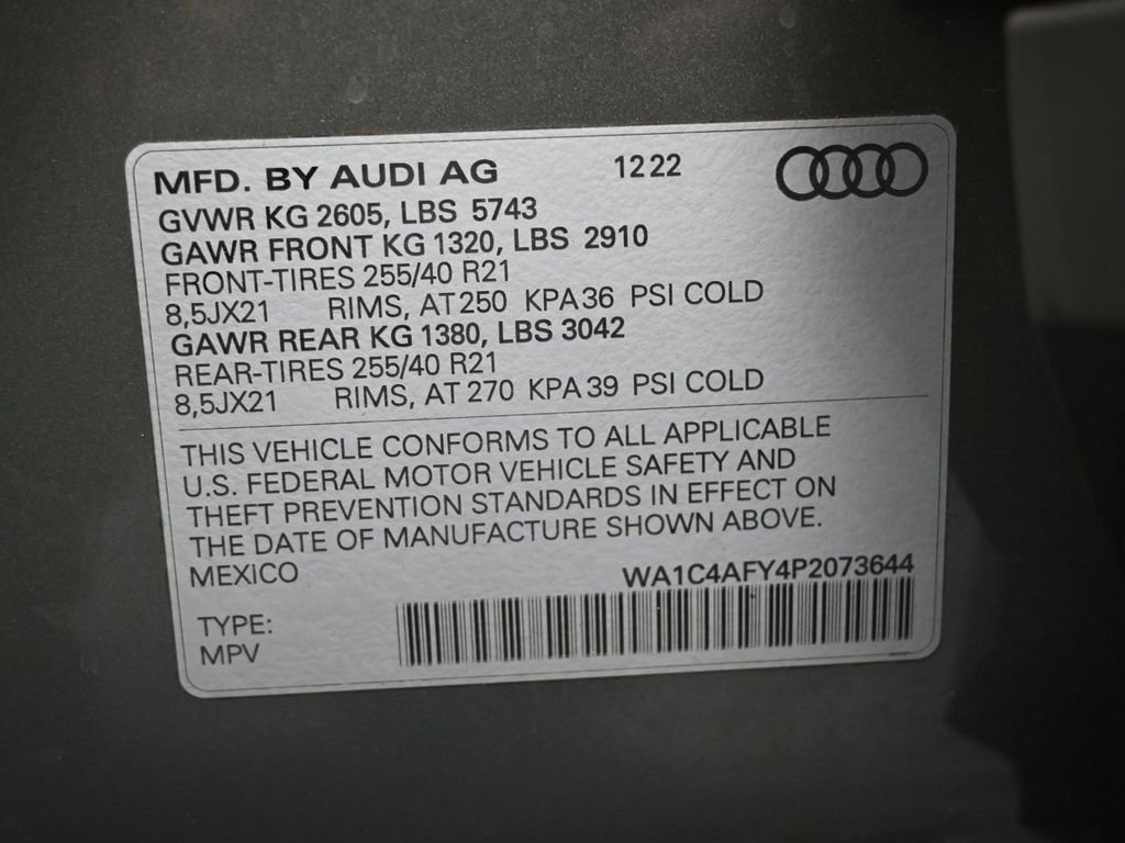 Used 2023 Audi SQ5 Prestige w/ Prestige Package image 46