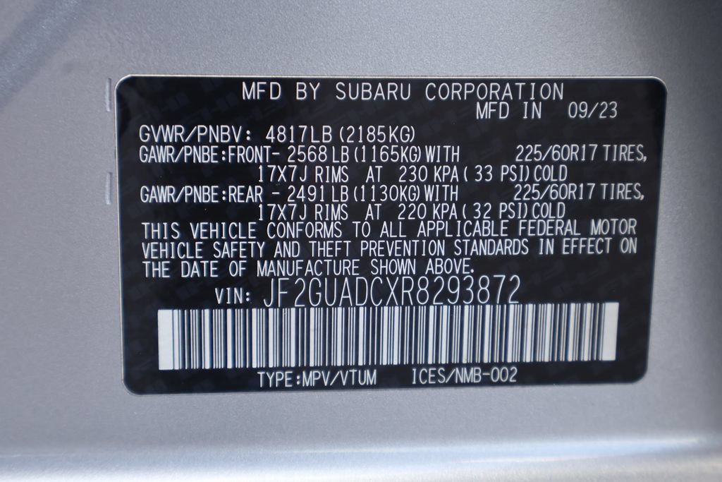 Used 2024 Subaru Crosstrek 2.0i Premium AWD/4WD image 29