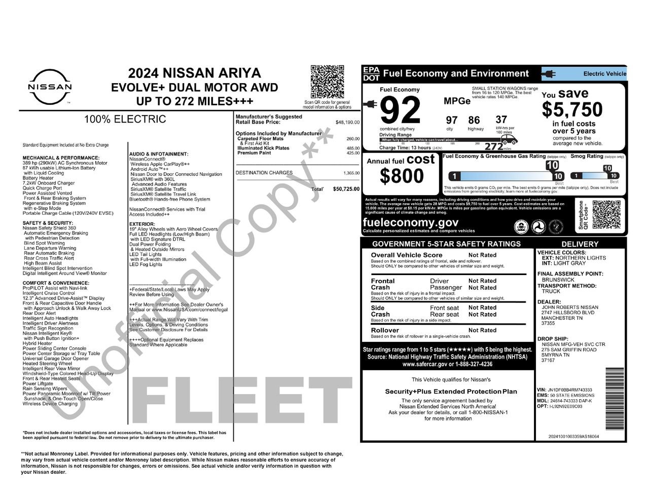 Certified 2024 Nissan Ariya AWD image 32
