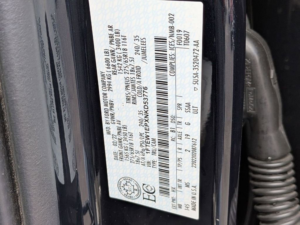 Used 2022 Ford F150 XLT w/ Equipment Group 302A High AWD/4WD image 33