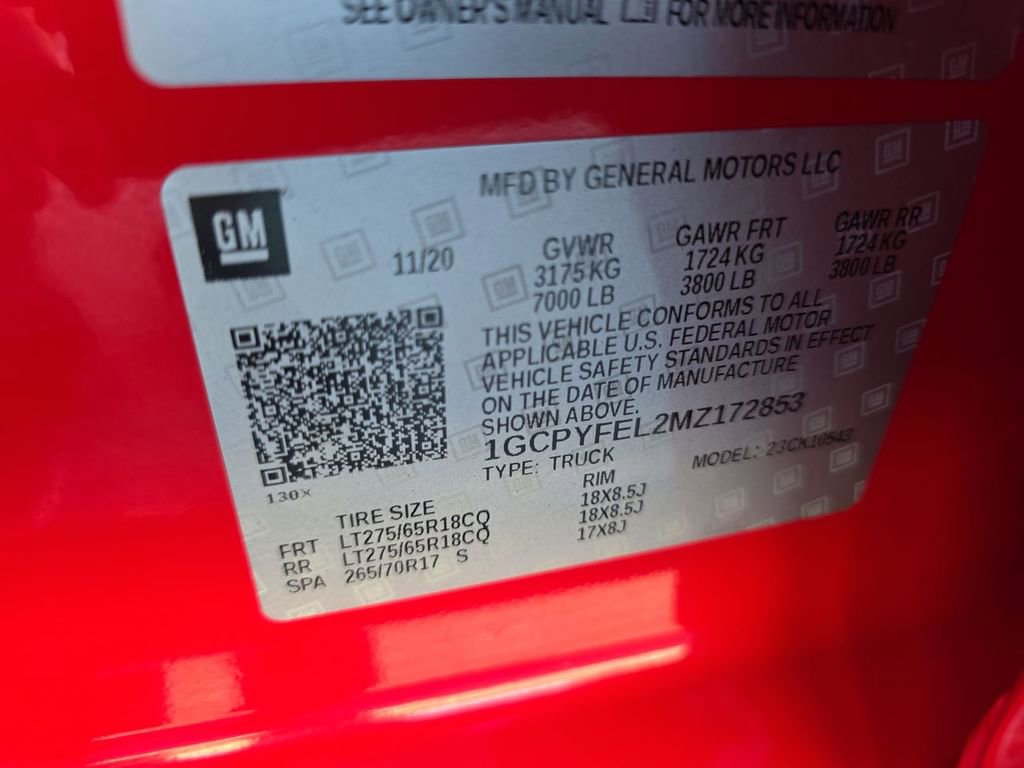 Used 2021 Chevrolet Silverado 1500 LT Trail Boss w/ Safety Package image 35