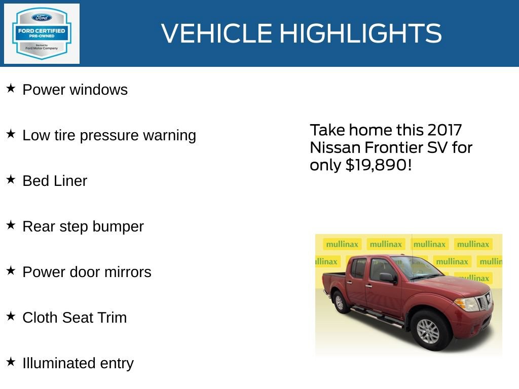 Used 2017 Nissan Frontier SV RWD image 23