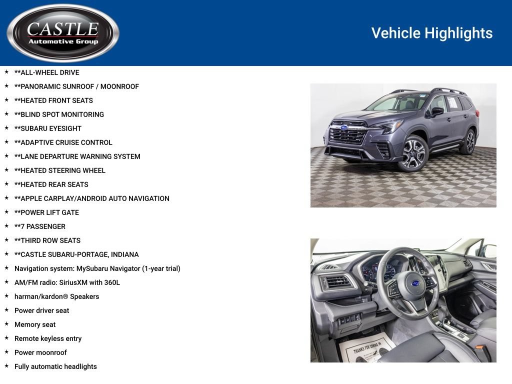 Used 2026 Subaru Ascent Limited AWD/4WD image 3