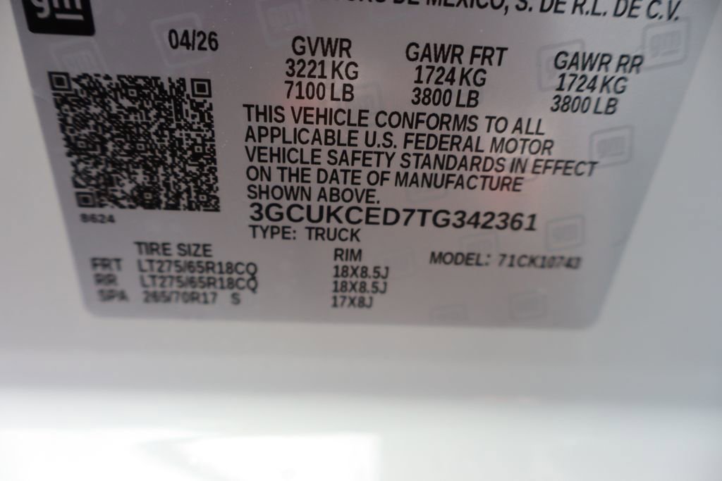 New 2026 Chevrolet Silverado 1500 Custom Trail Boss AWD/4WD image 27