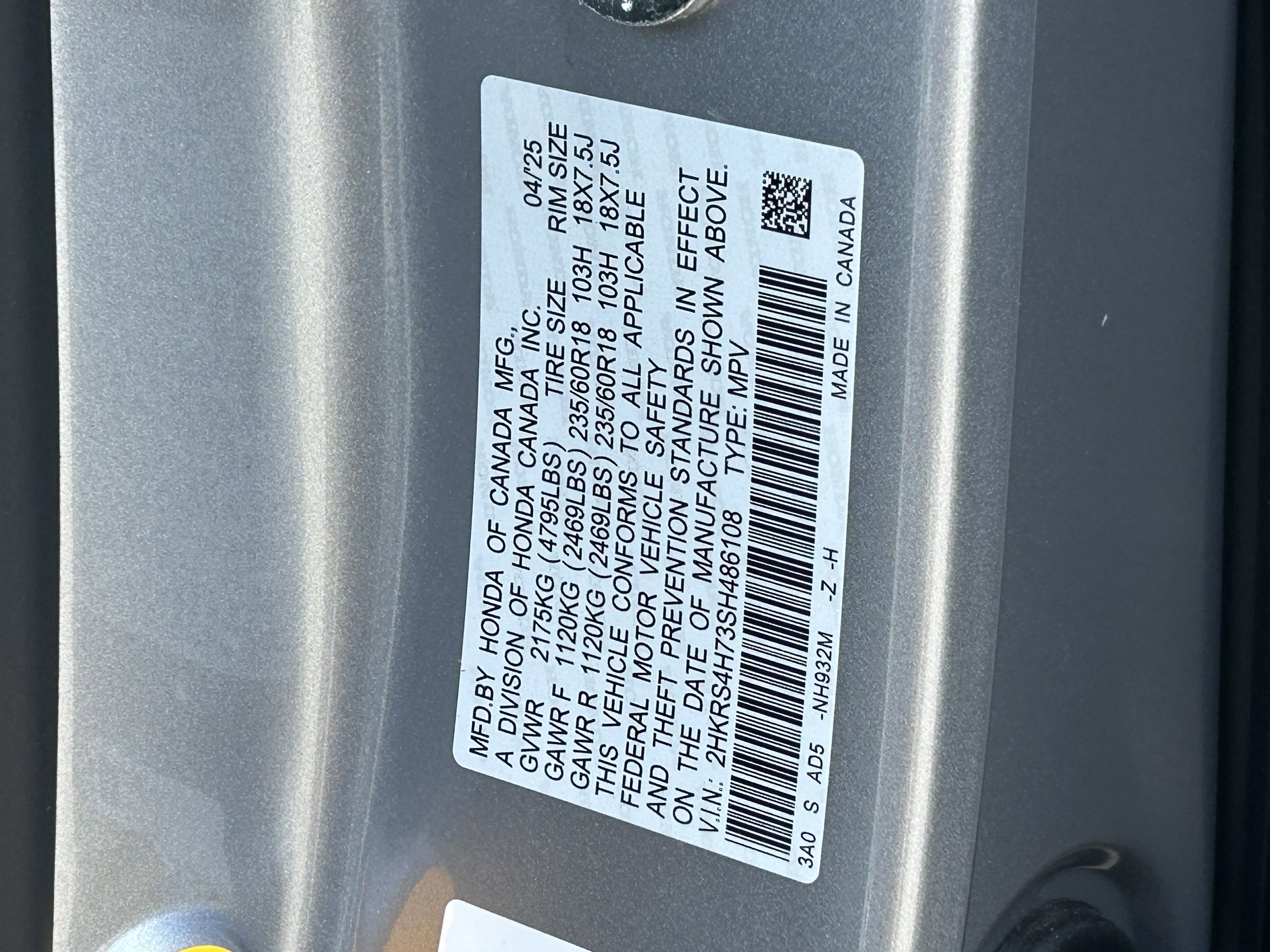 New 2025 Honda CR-V EX-L image 20