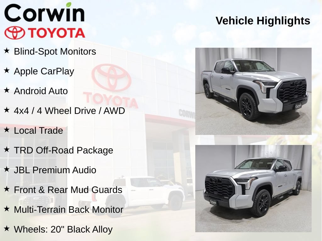 Used 2024 Toyota Tundra Limited w/ TRD Off-Road Package AWD/4WD image 11