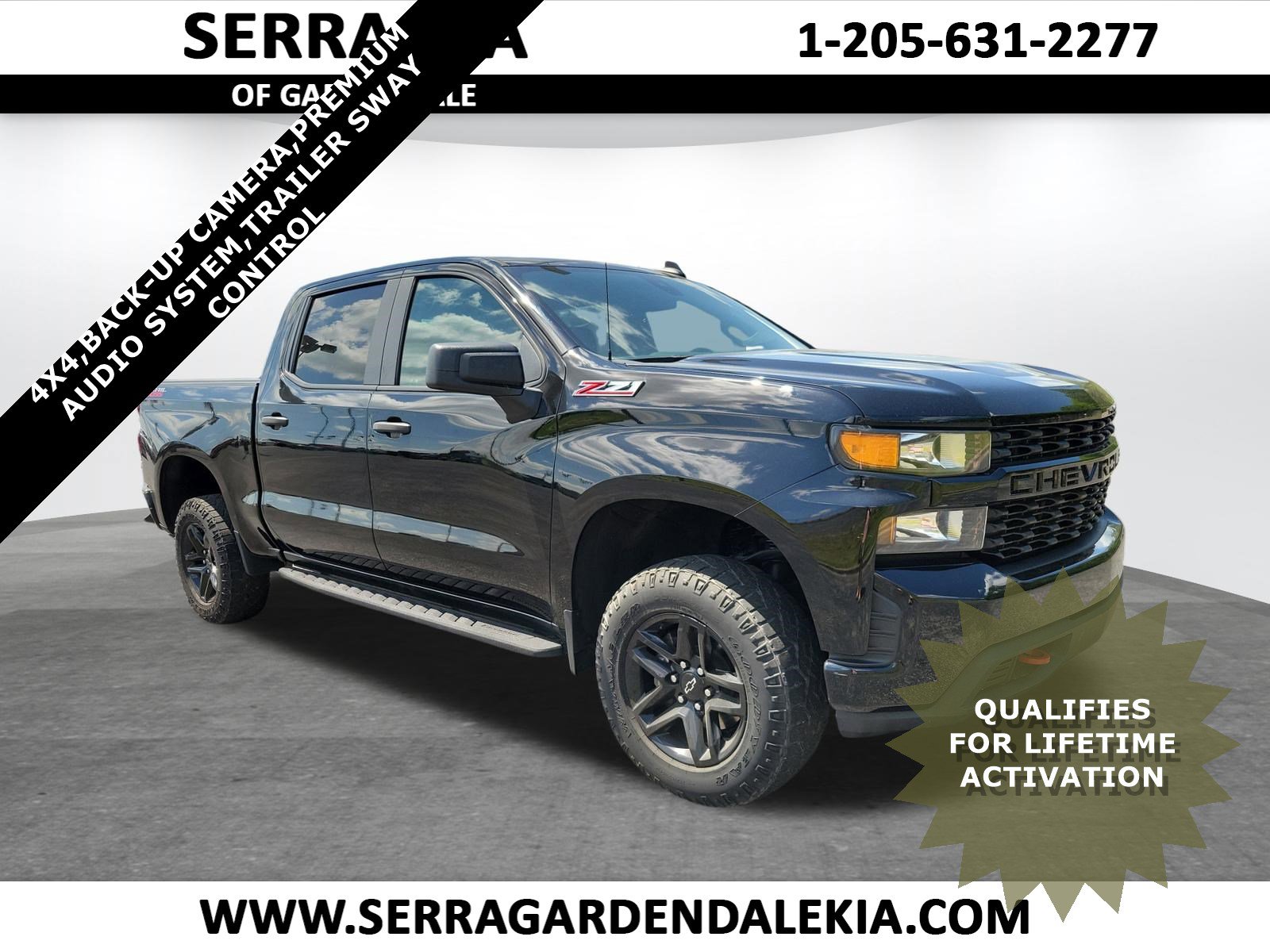Used 2022 Chevrolet Silverado 1500 Custom Trail Boss w/ Safety Confidence Package AWD/4WD image 1
