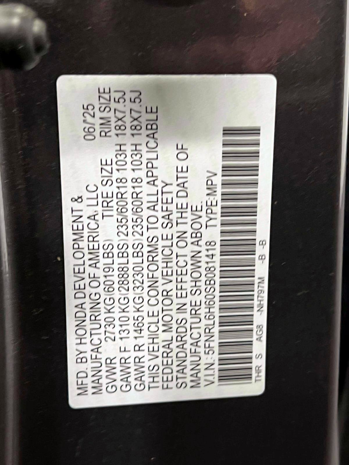 Used 2025 Honda Odyssey EX-L image 20