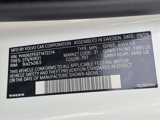 Certified 2026 Volvo XC90 B6 Plus w/ Protection Package Premier AWD/4WD image 25