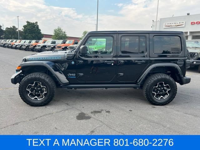 Used 2021 Jeep Wrangler Unlimited Rubicon 4xe w/ Cold Weather Group AWD/4WD image 2