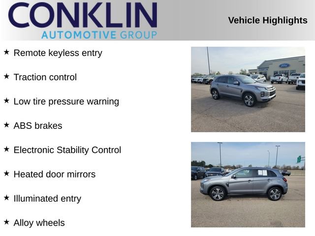 Used 2024 Mitsubishi Outlander Sport ES image 2