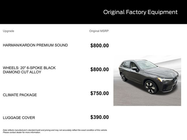 Used 2025 Volvo XC60 T8 Plus w/ Climate Package image 10