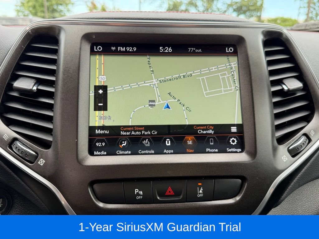 Used 2021 Jeep Cherokee Trailhawk w/ Sun, Sound & Nav Group AWD/4WD image 25