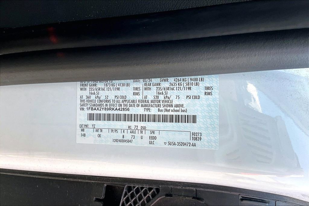 Used 2024 Ford Transit 350 XLT RWD image 18