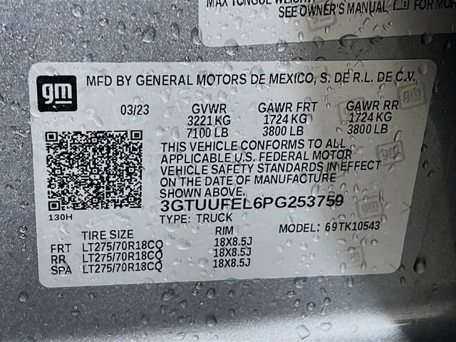 Used 2023 GMC Sierra 1500 AT4X AWD/4WD image 11