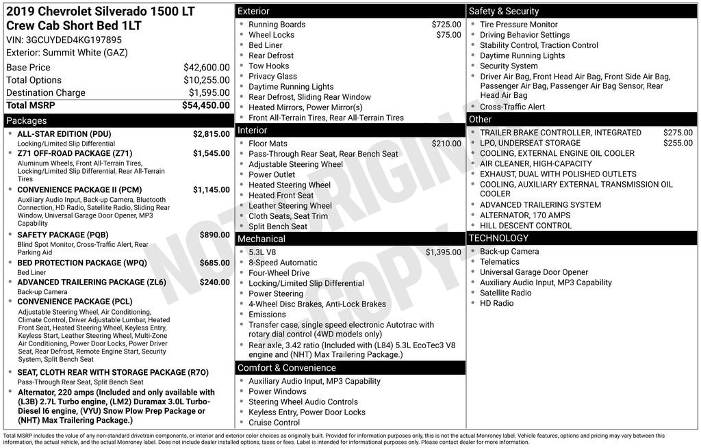 Used 2019 Chevrolet Silverado 1500 LT w/ All-Star Edition image 28