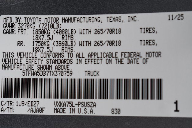 New 2026 Toyota Tundra Limited image 15