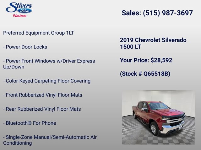Used 2019 Chevrolet Silverado 1500 LT w/ All-Star Edition AWD/4WD image 16