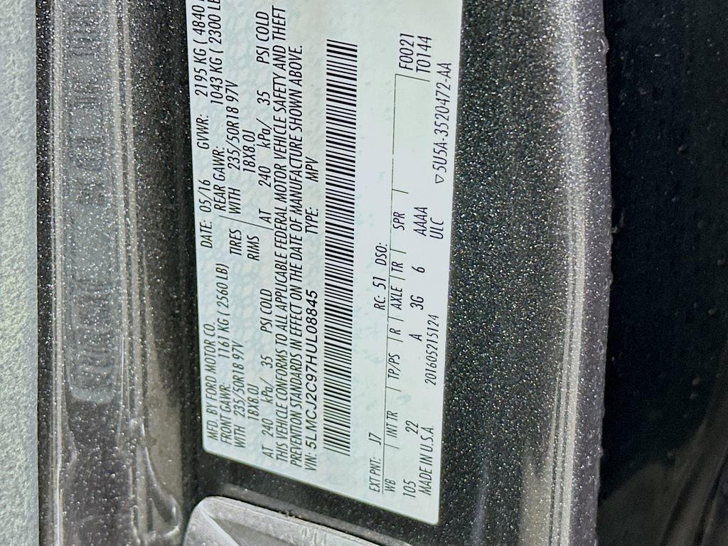 Used 2017 Lincoln MKC Select w/ Select Plus Package FWD image 33