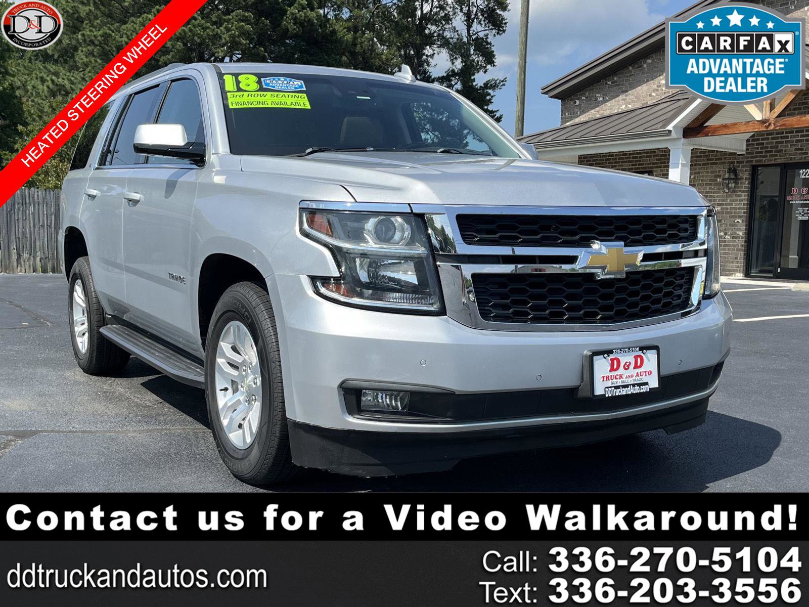 Used 2018 Chevrolet Tahoe LT