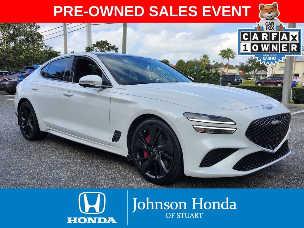 Used 2023 Genesis G70 3.3T w/ Sport Prestige Package image 1