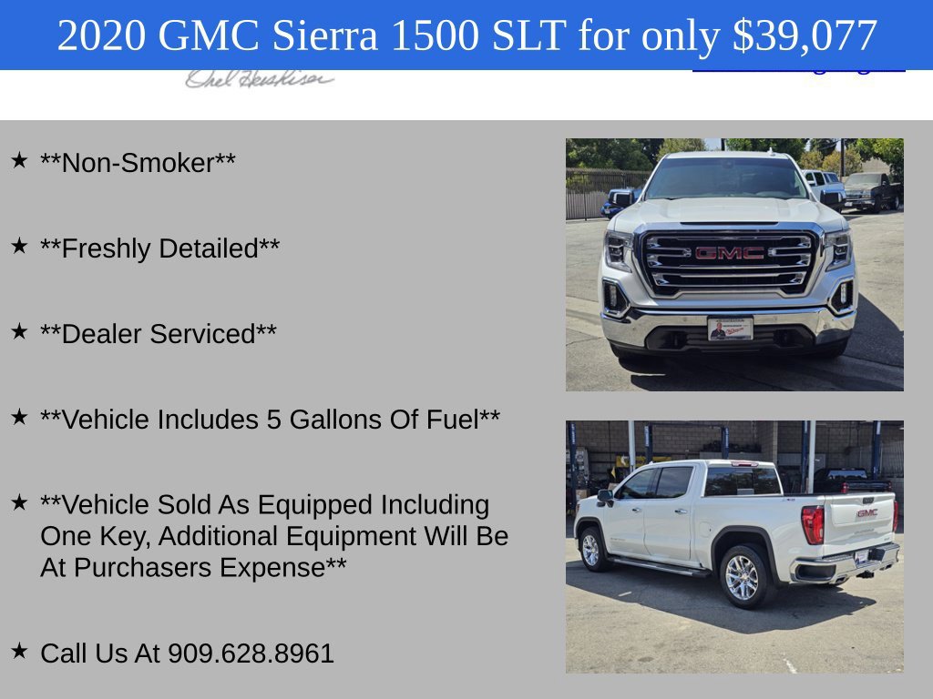Used 2020 GMC Sierra 1500 SLT w/ SLT Premium Plus Package AWD/4WD image 4