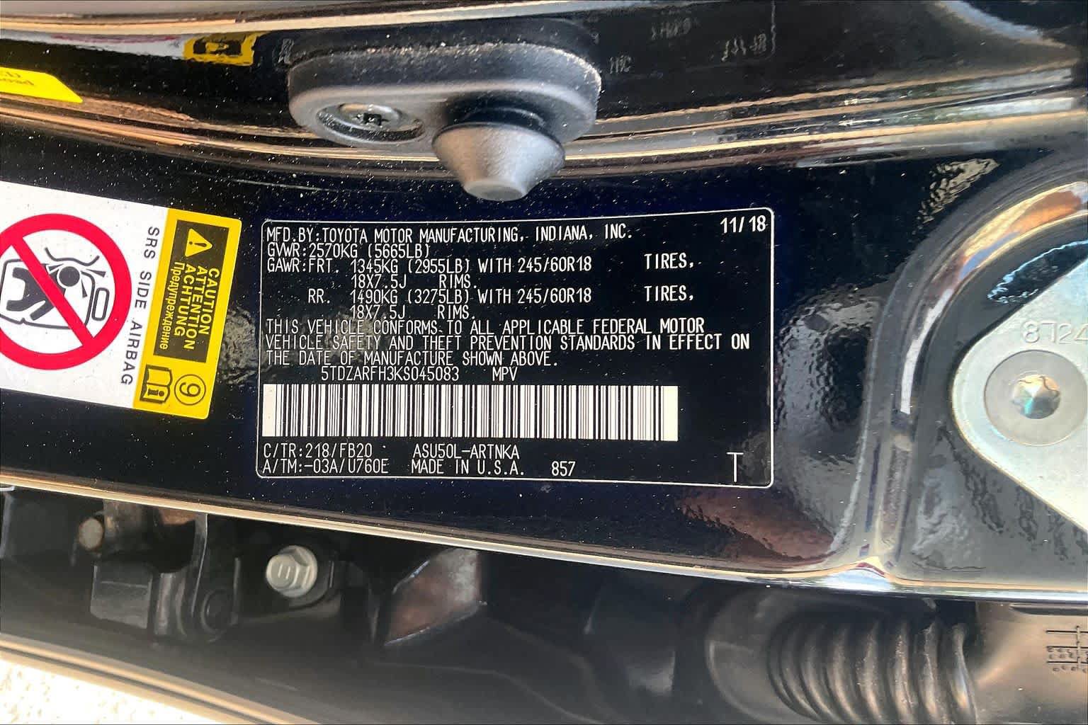 Used 2019 Toyota Highlander LE FWD image 34