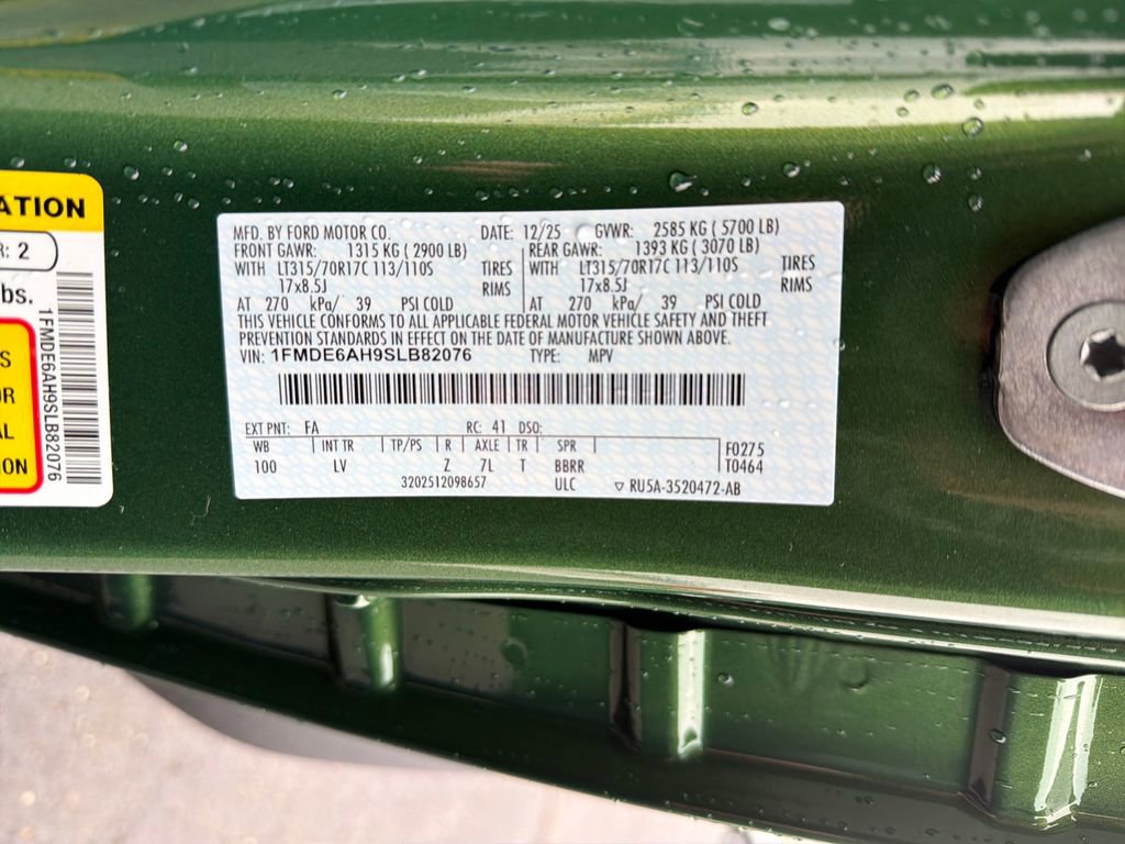 New 2025 Ford Bronco 2-Door w/ Sasquatch Package image 28