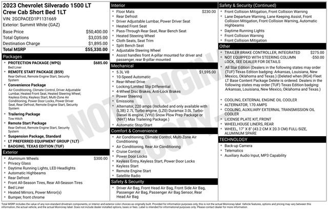 Used 2023 Chevrolet Silverado 1500 LT w/ Protection Package RWD image 27