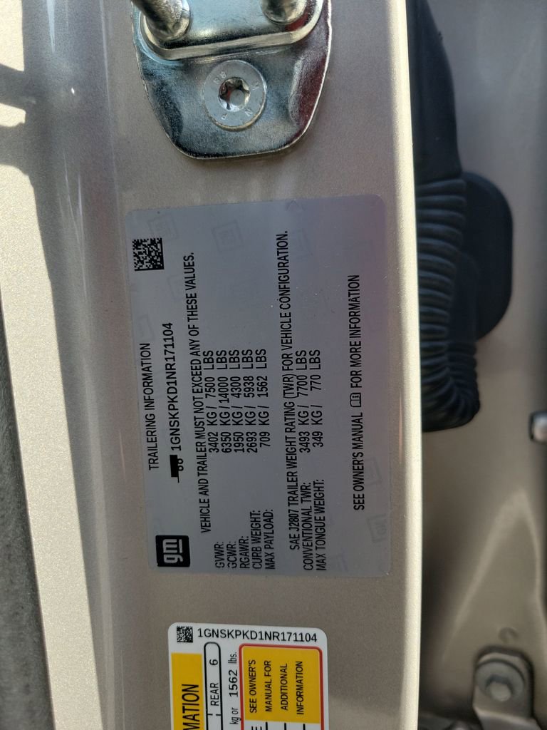 Used 2022 Chevrolet Tahoe Z71 w/ Luxury Package image 42