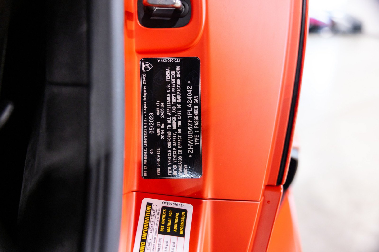 Used 2023 Lamborghini Huracan Tecnica RWD image 47