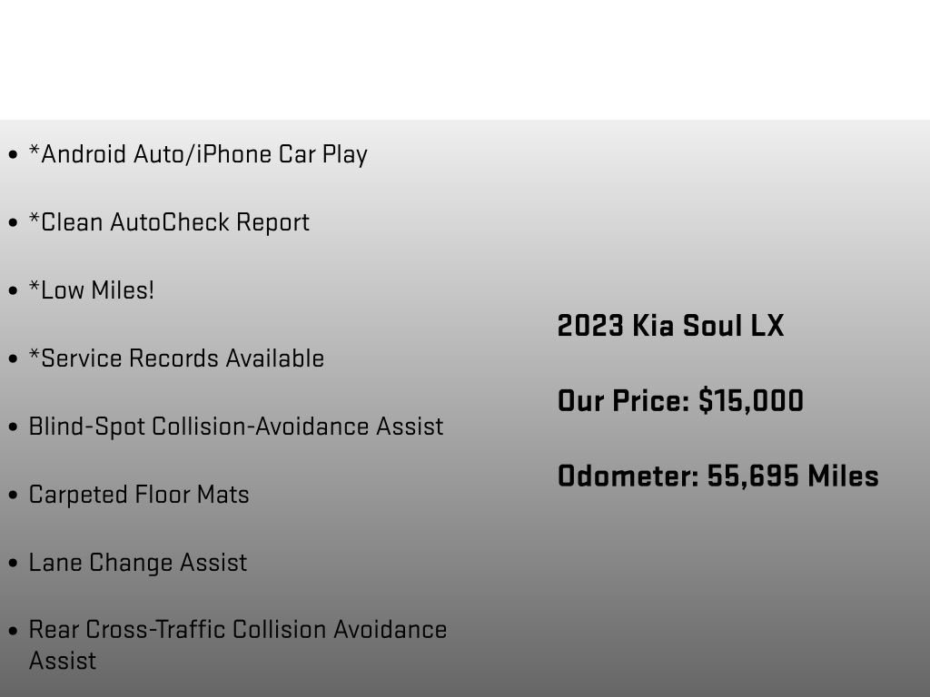 Used 2023 Kia Soul LX w/ Option Group 015 image 12