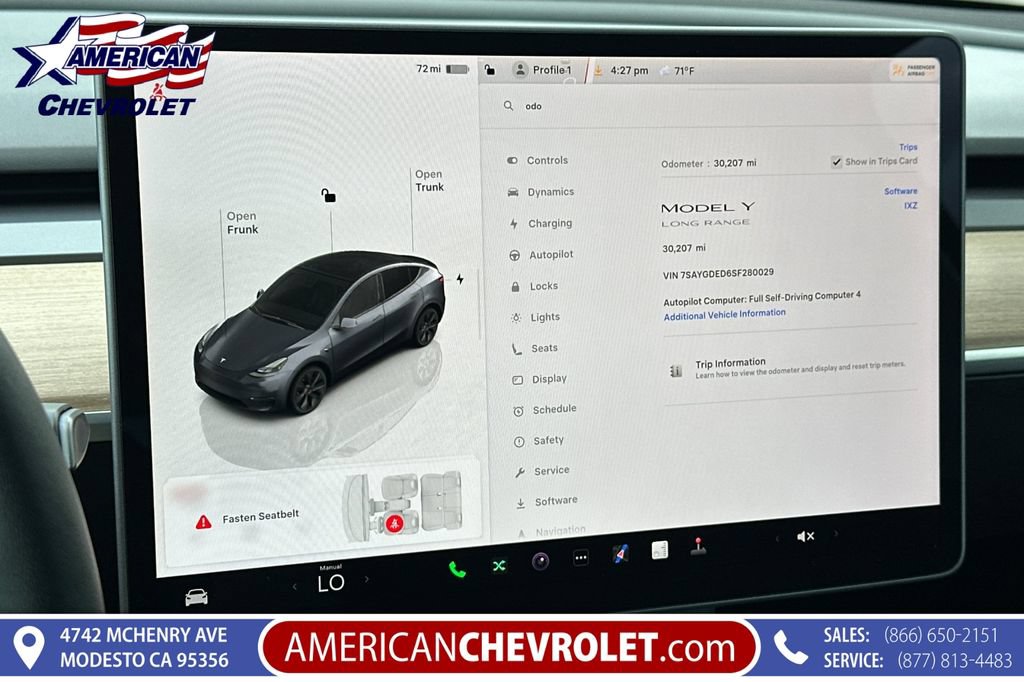 Used 2025 Tesla Model Y Long Range RWD image 34