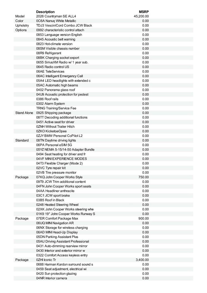 New 2026 MINI Cooper Countryman SE image 12