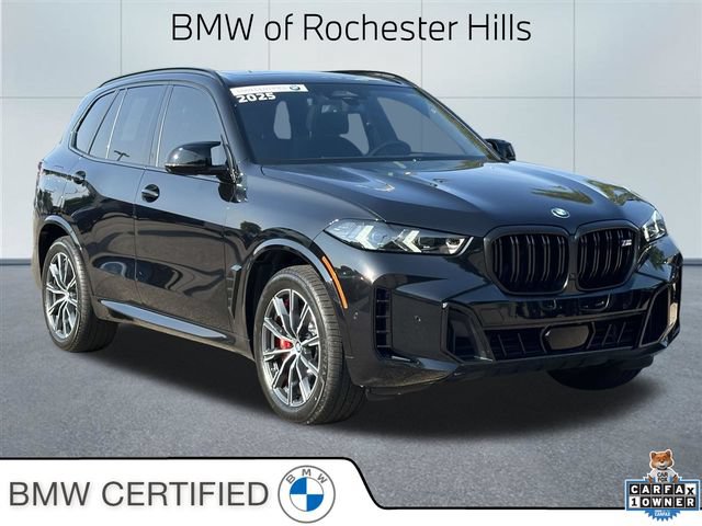 Certified 2025 BMW X5 M60i w/ Climate Comfort Package