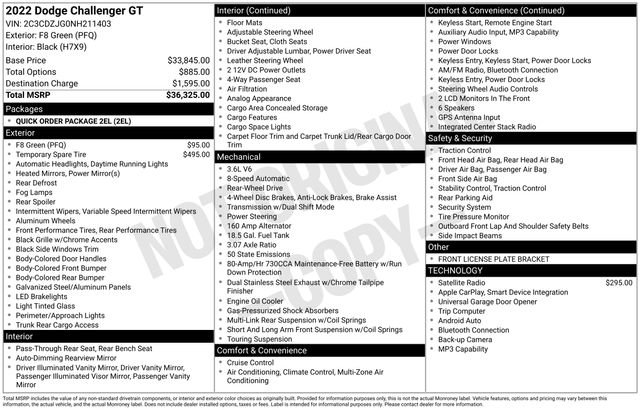 Used 2022 Dodge Challenger GT image 2